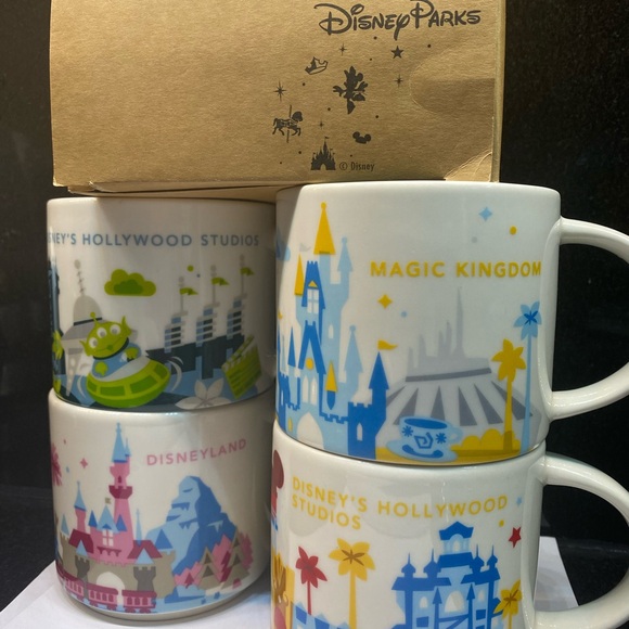Starbucks Disney Mugs. hollywood. epcot. magic YAH - Picture 2 of 16